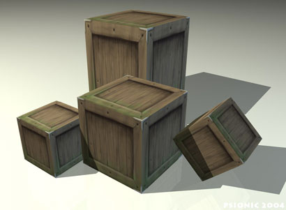 Painting A Crate Tutorial: Final Result