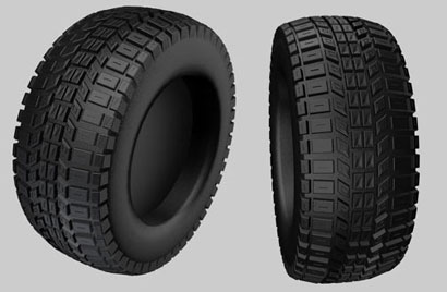 Making A Car Tyre Tutorial: Final Result